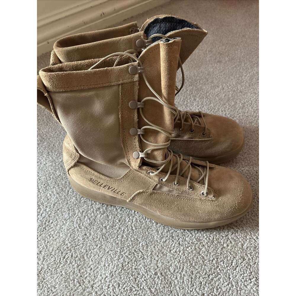 Belleville Military Air Force Boots, Vibram Soles ASTM, Sz US 10.5R Great Shape